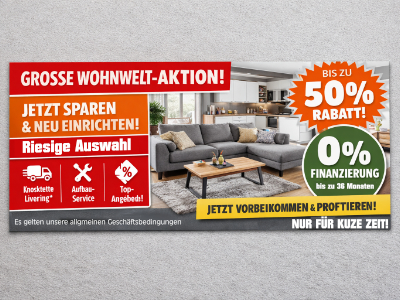 Flyer im Format DIN lang